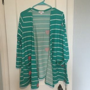 LuLaRoe Caroline- Sweater with Pockets